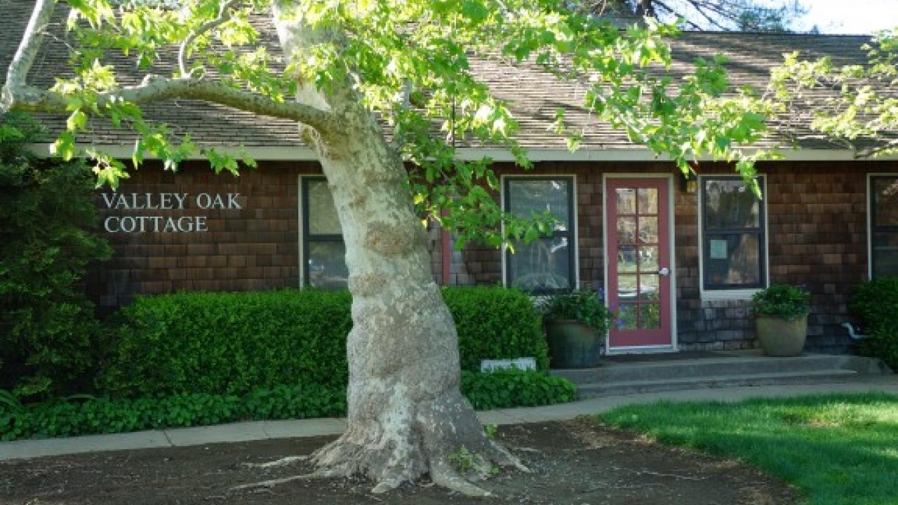 Starting October 12, 2015, same-day parking permits for members will be available during business hours from our headquarters. Campus parking can be redeemed by Friends of the UC Davis Arboretum and Public Garden at the Arboretum Headquarters (pictured).