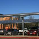 Solar panels in Mondavi parking lot