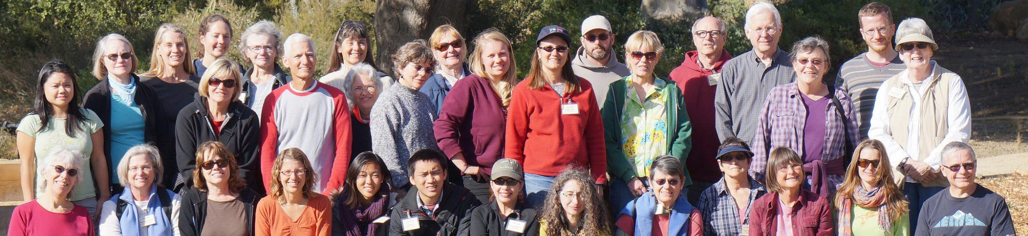 Image of members and volunteers at the UC Davis Arboretum GATEway Garden